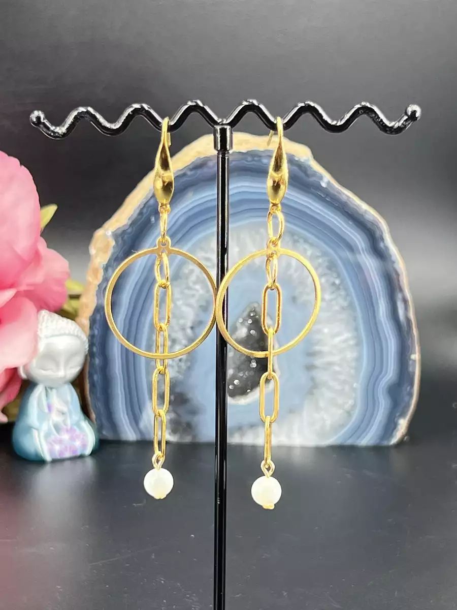 Boucles d'oreilles nacre