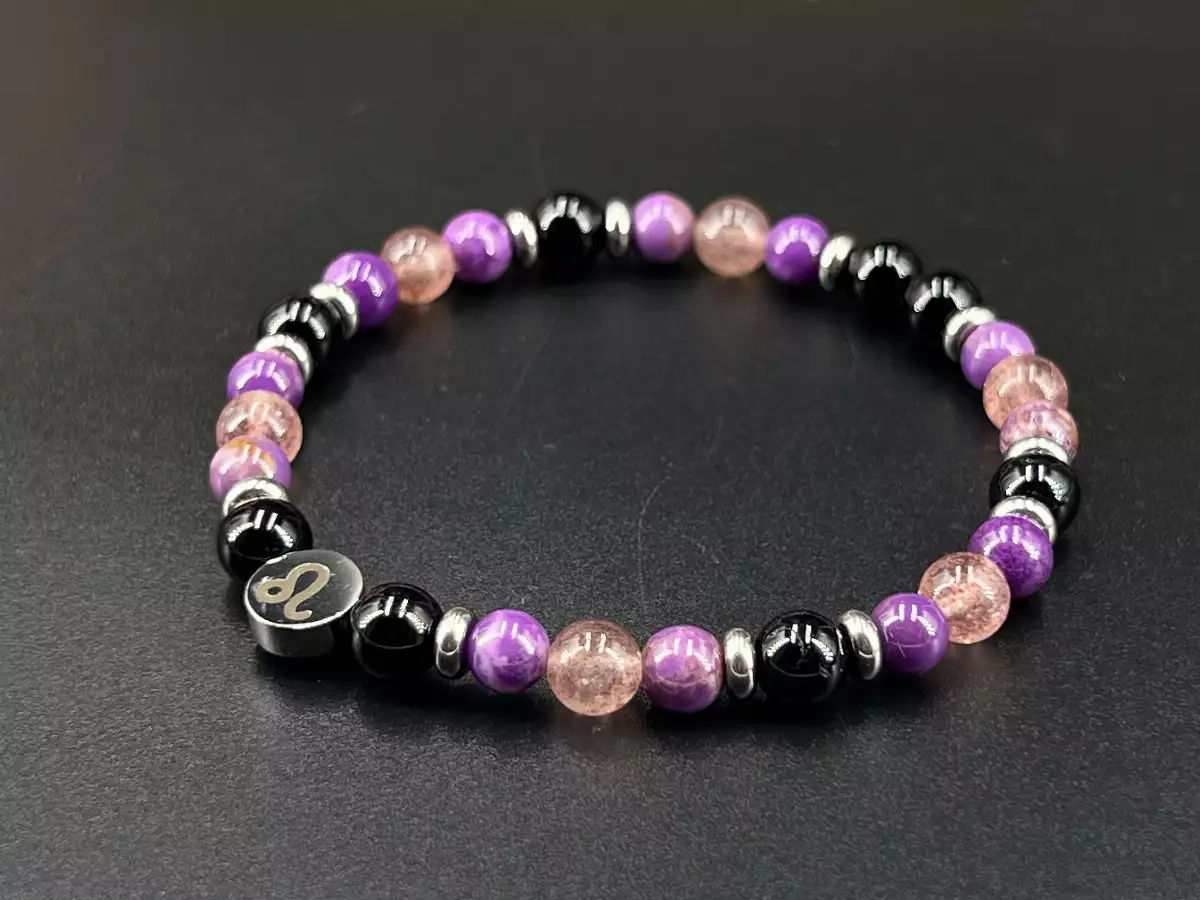 Bracelet zodiaque lion