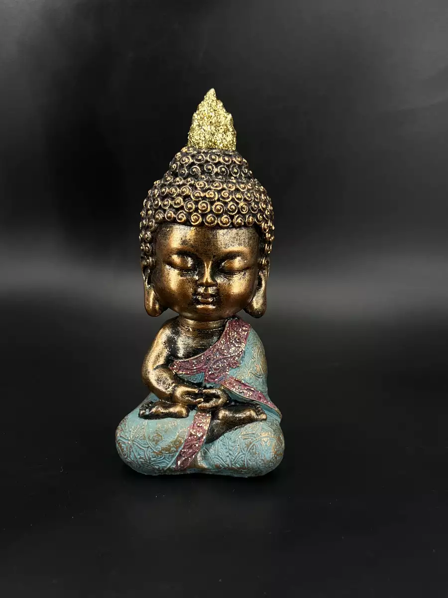 Statuette Bouddha verte