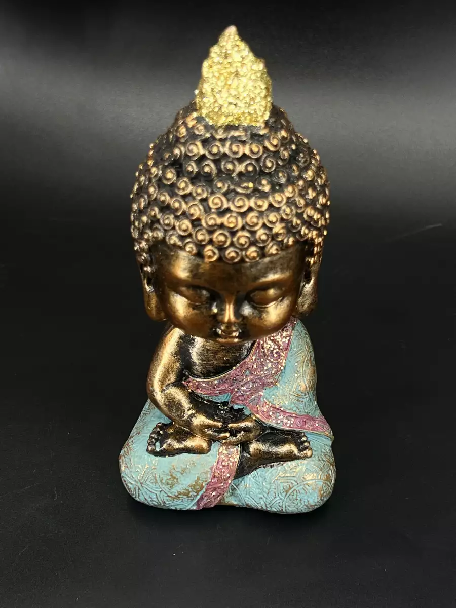 Statuette Bouddha verte