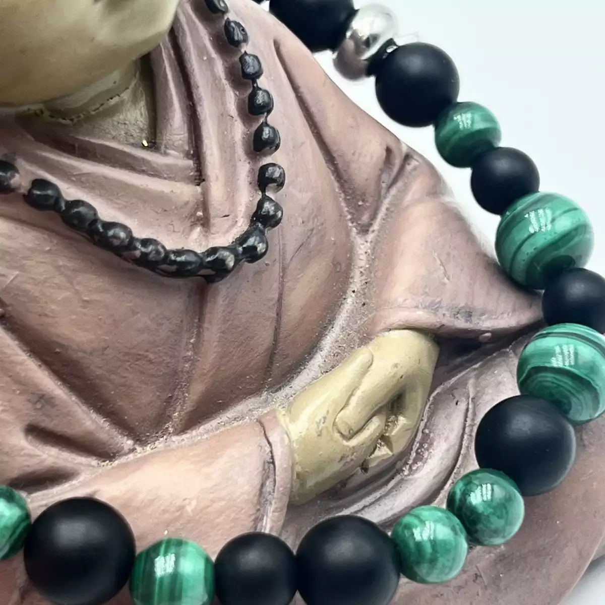 Bracelet Onyx et Malachite