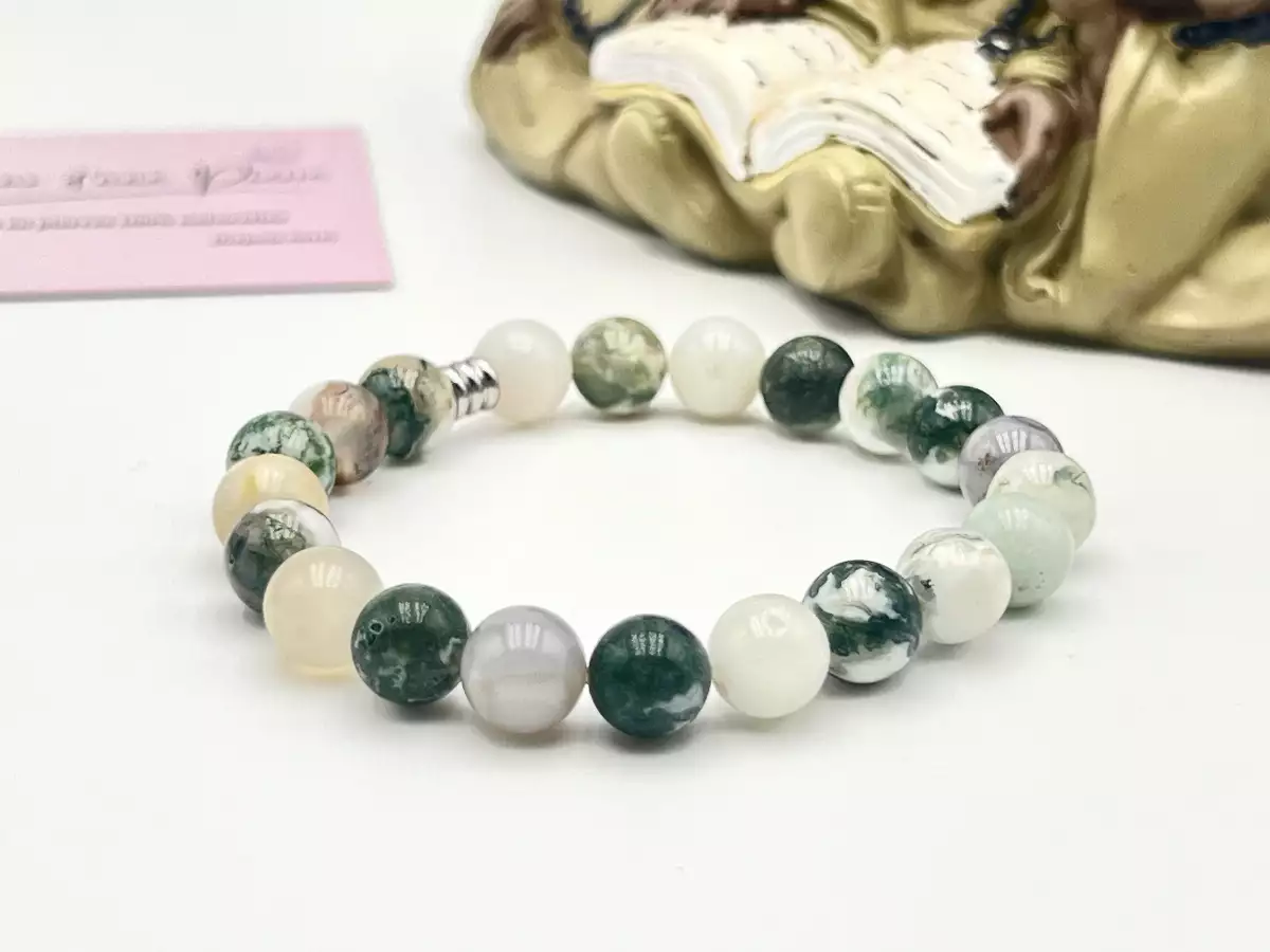 Bracelet agate arbre