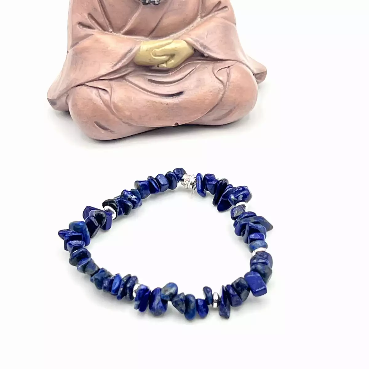 Bracelet chips en Lapis Lazuli