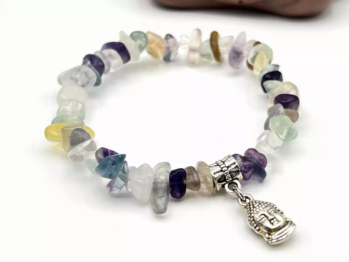 Bracelet fluorite chips