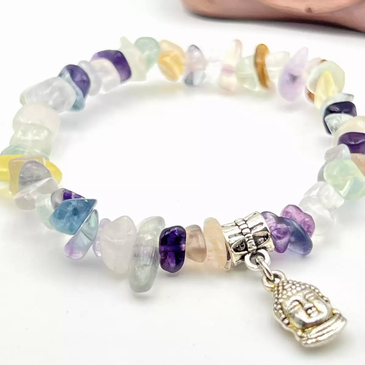 Bracelet fluorite chips