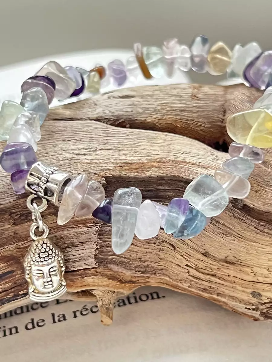 Bracelet fluorite chips