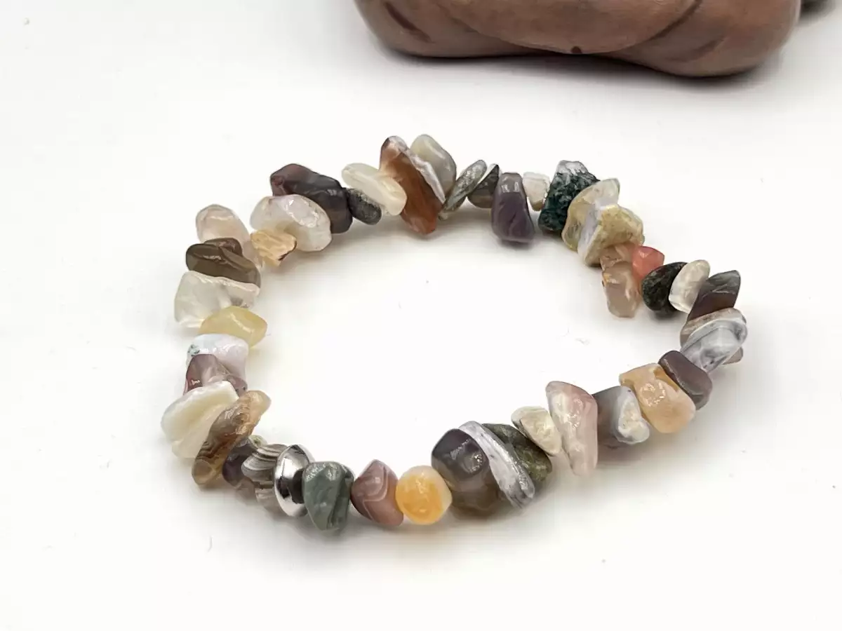 Bracelet en agate du botswana