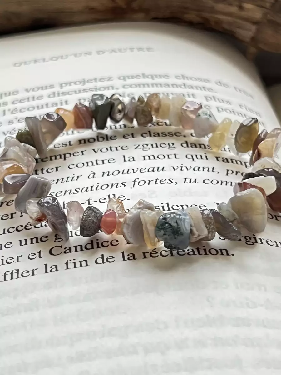 Bracelet en agate du botswana