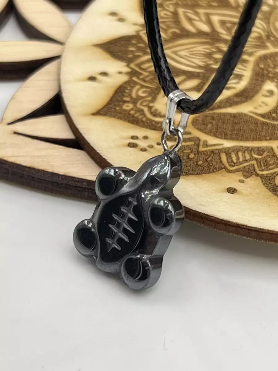 Pendentif tortue en hématite