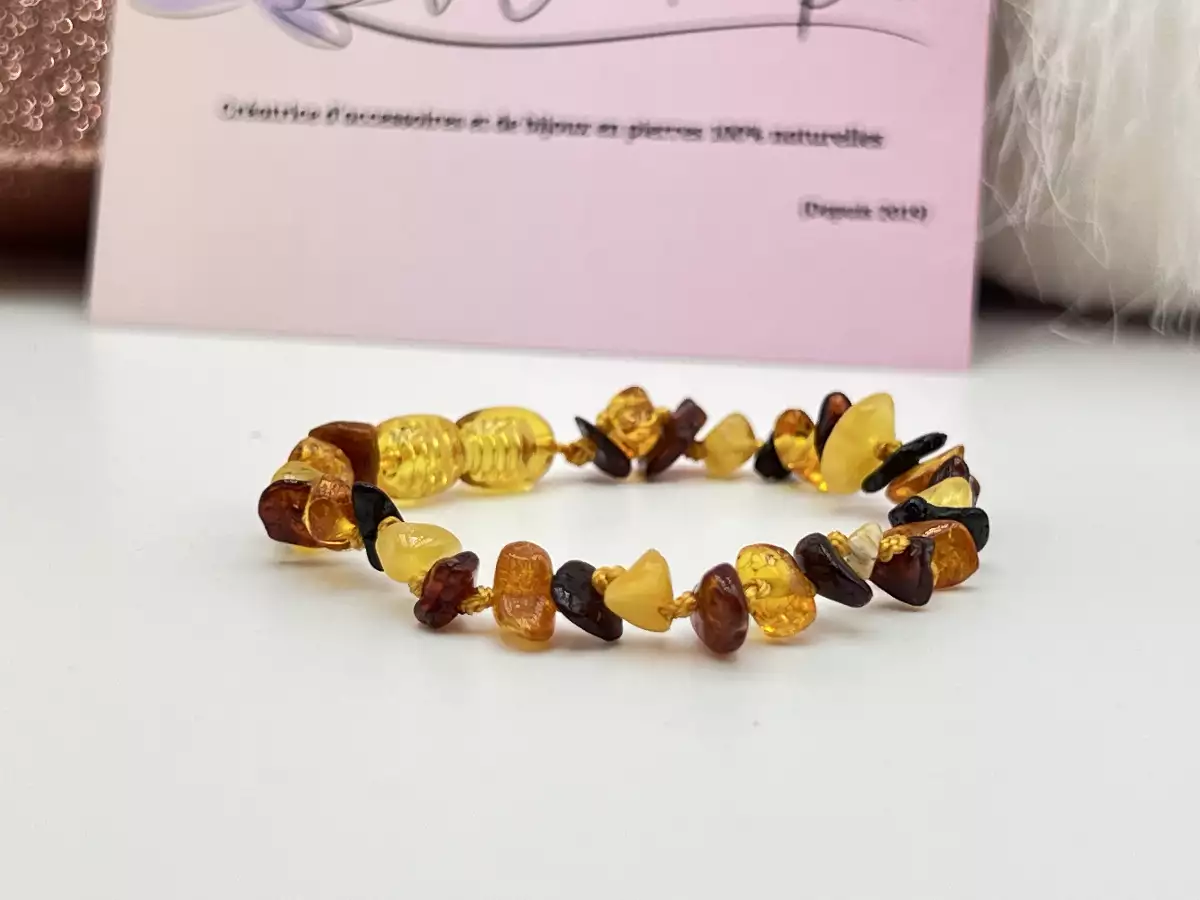 Bracelet d'ambre bébé