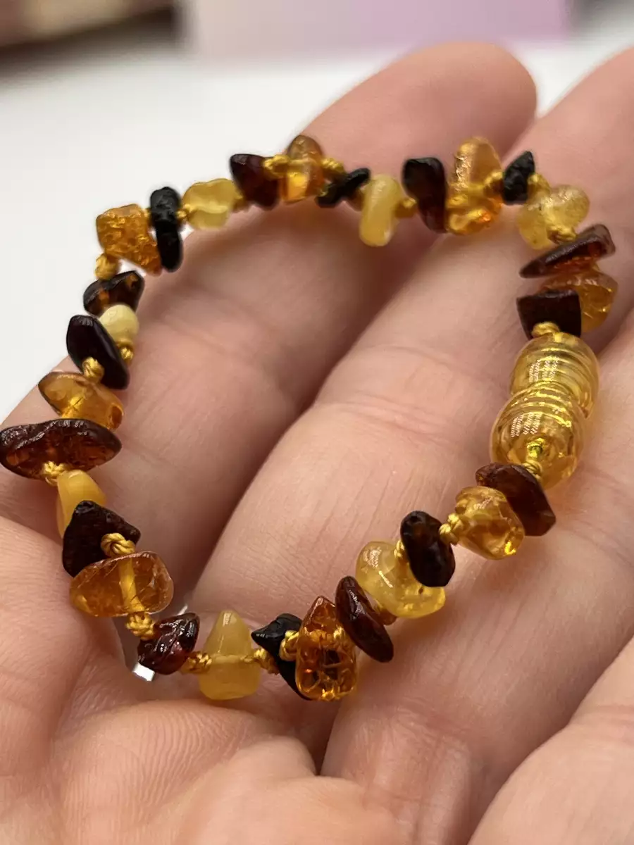 Bracelet d'ambre bébé