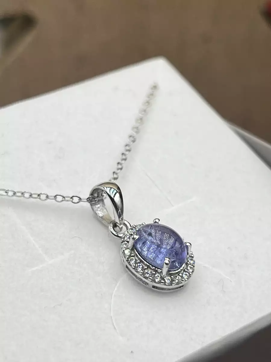 Pendentif Tanzanite Argent 925