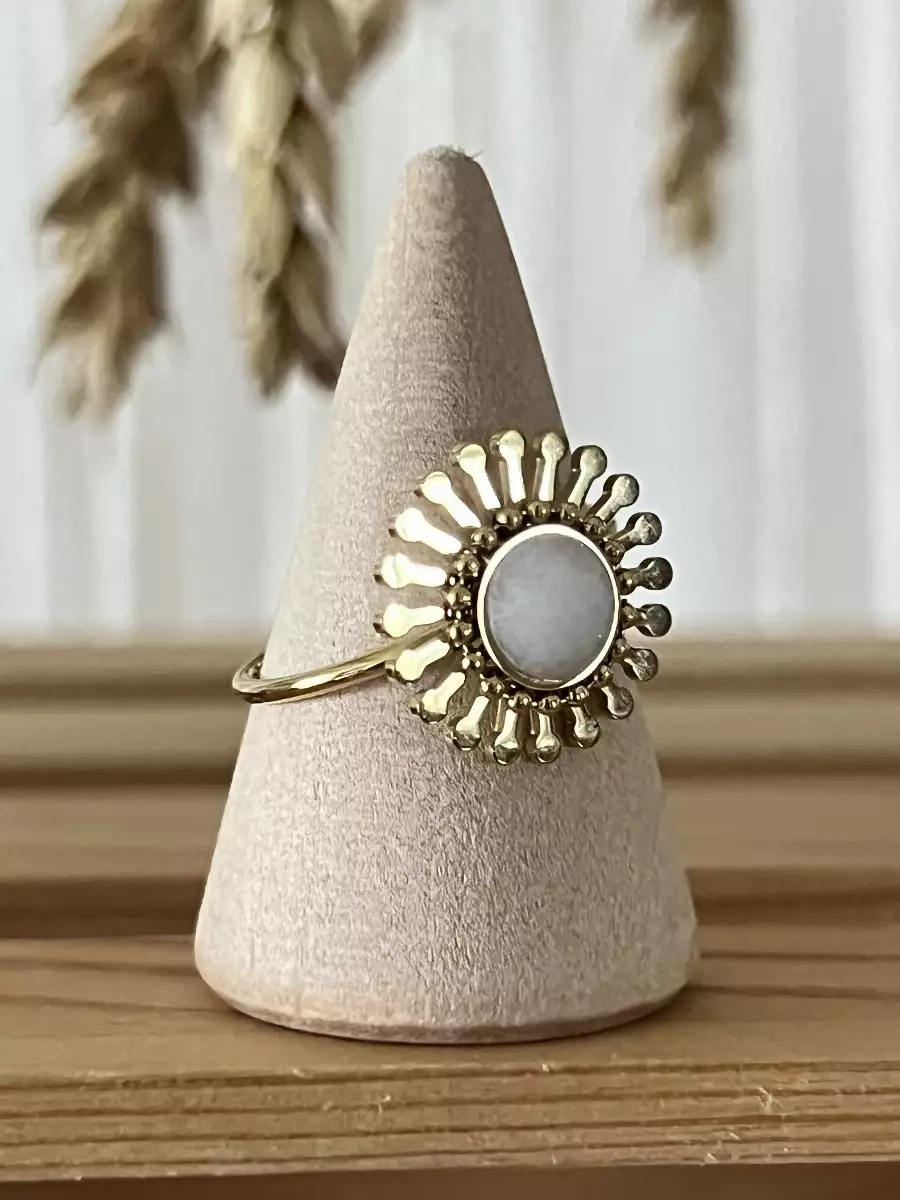 Bague Jade Blanc