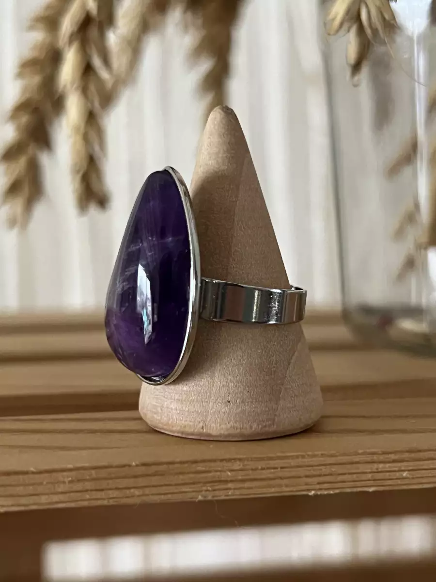 Bague en améthyste