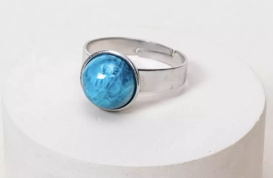 Bague en apatite