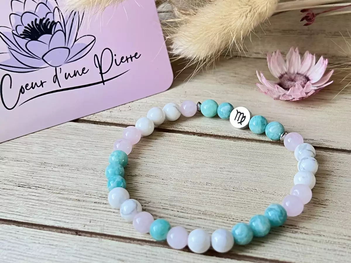 Bracelet zodiaque vierge