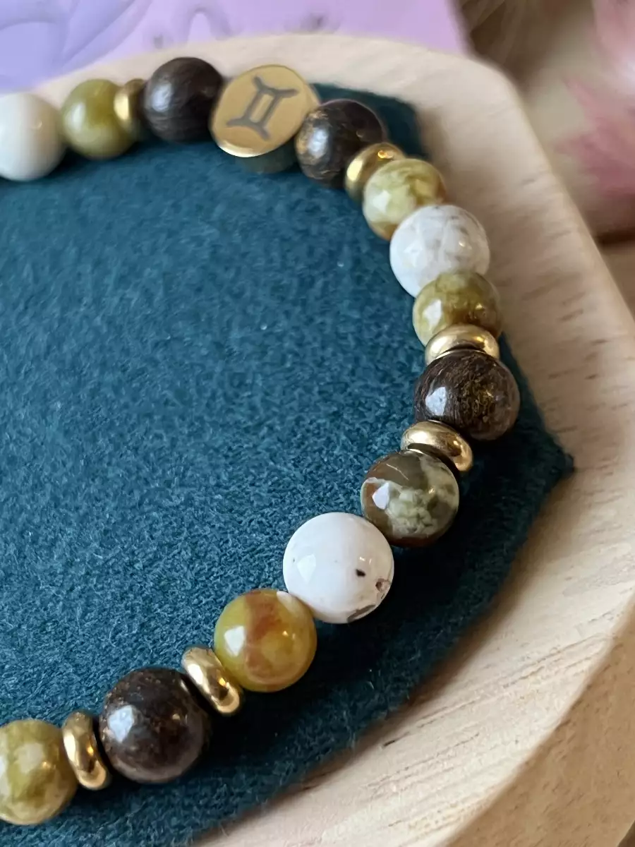 Bracelet zodiaque gémeaux