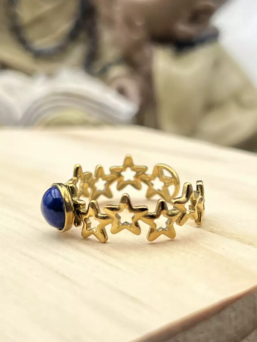 Bague lapis-lazuli