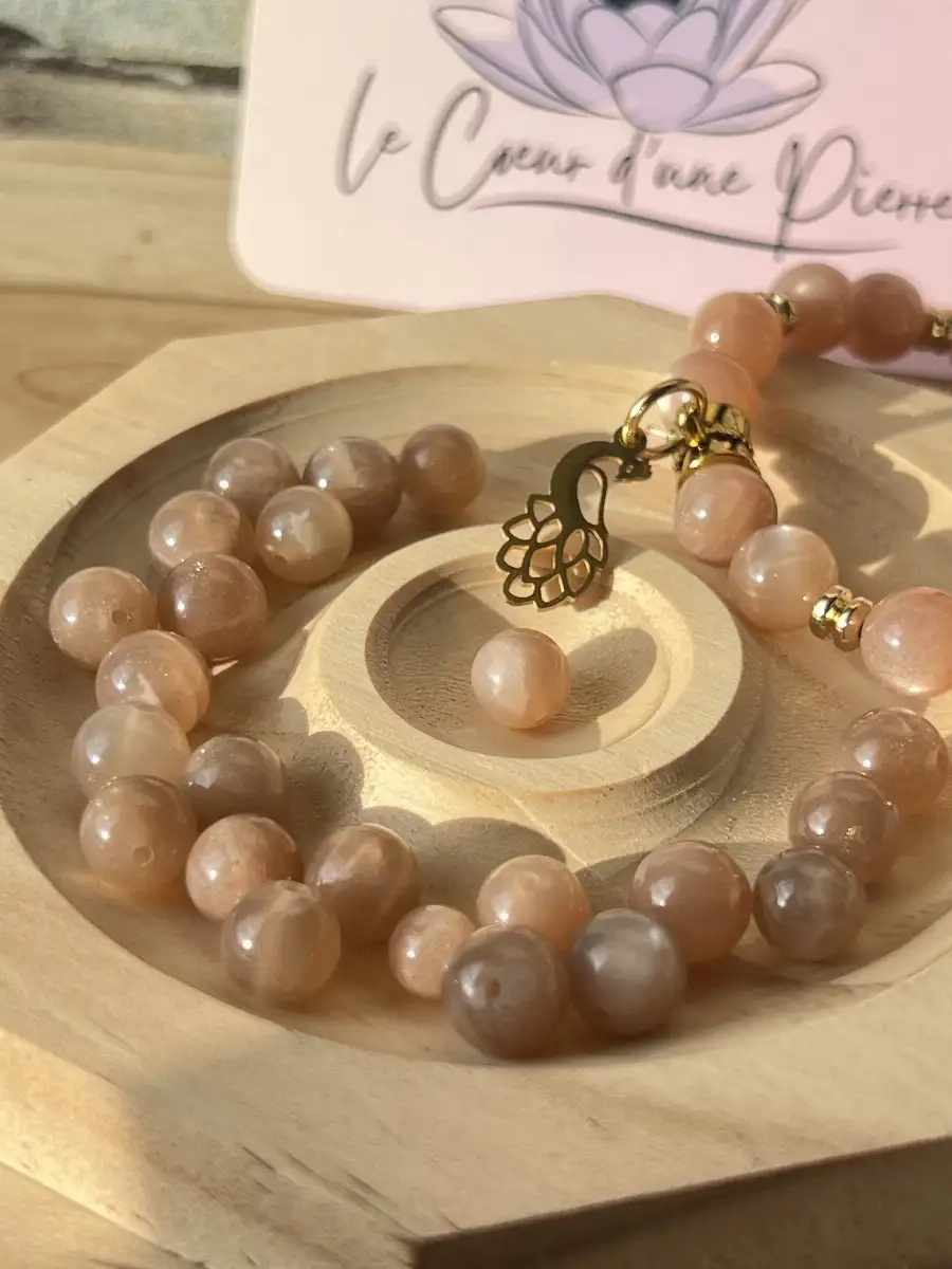 Bracelet en pierre de soleil