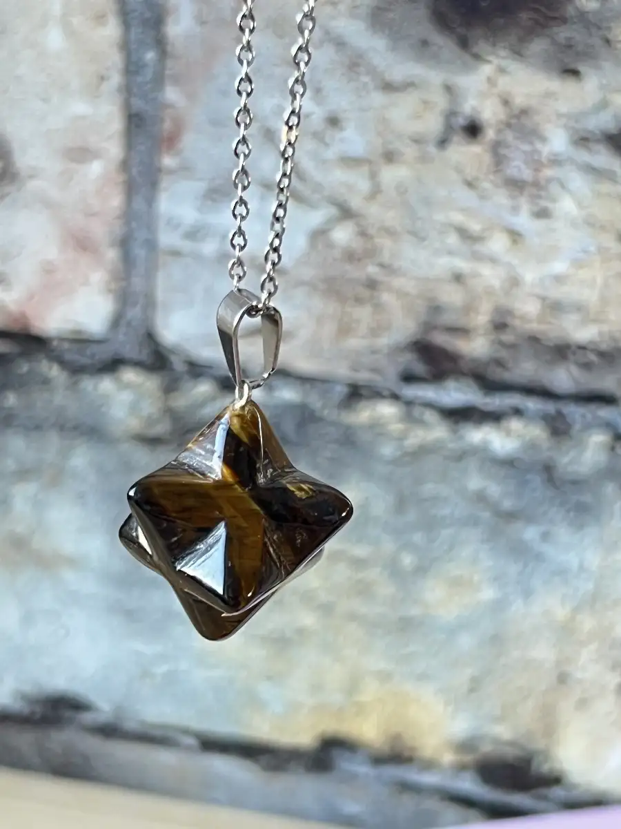 Pendentif œil de tigre
