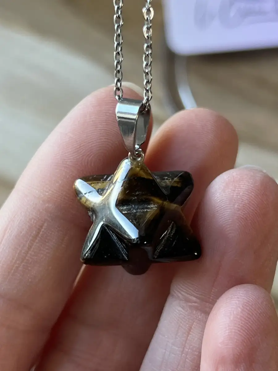 Pendentif œil de tigre
