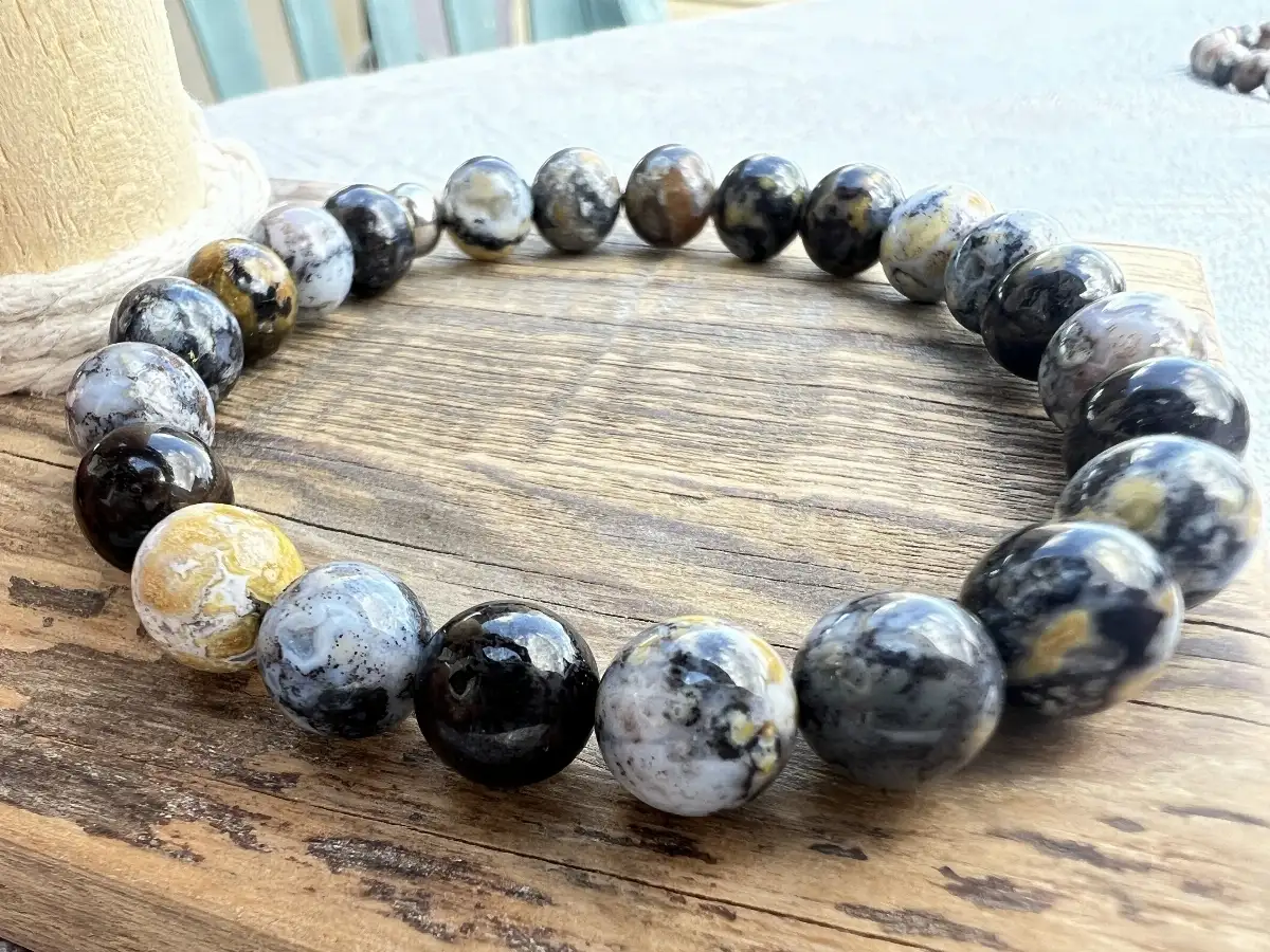 Bracelet en Jaspe Océan