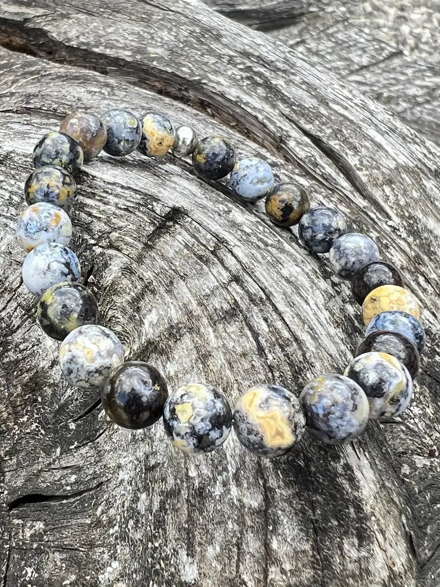 Bracelet en Jaspe Océan