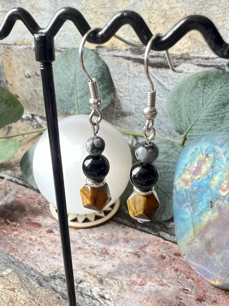 Boucles d’oreilles Trio Protecteur