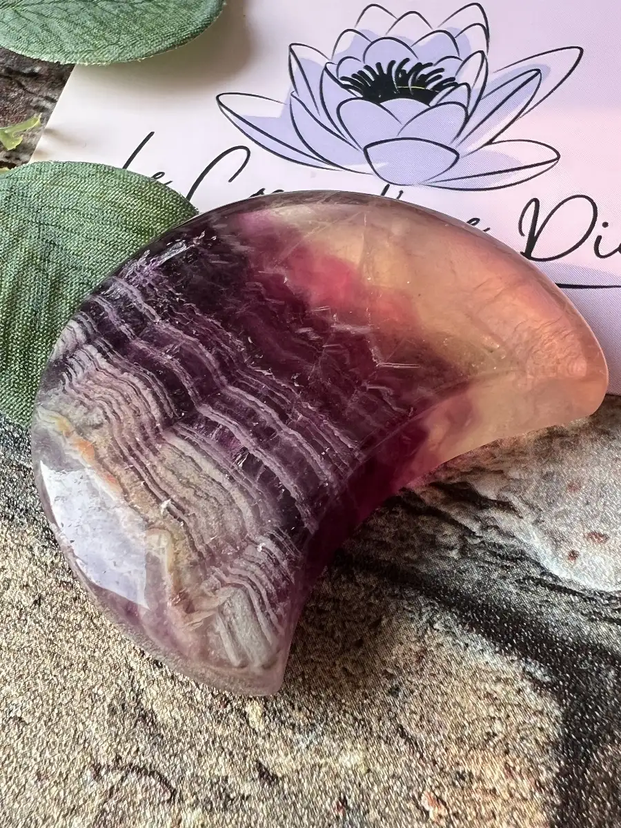Mini Lune en Fluorite