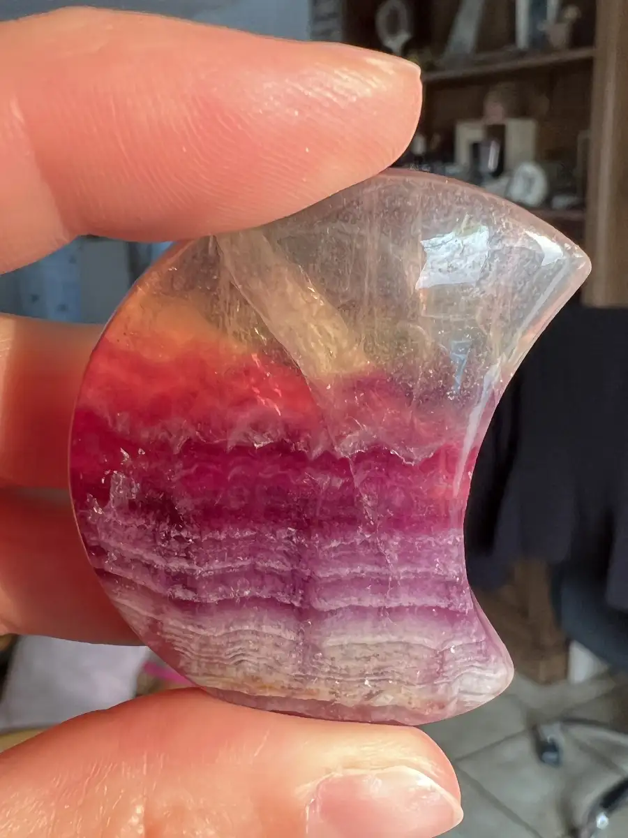 Mini Lune en Fluorite