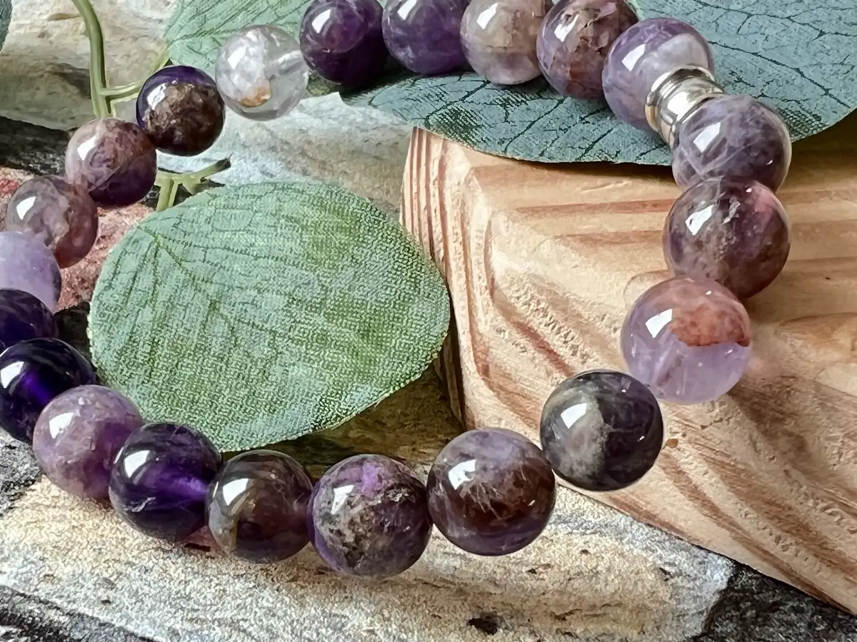 Bracelet Améthyste fantôme