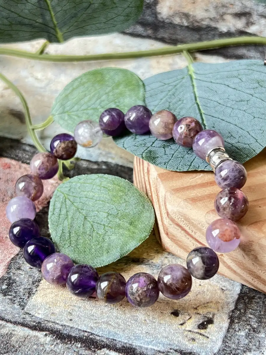 Bracelet Améthyste fantôme