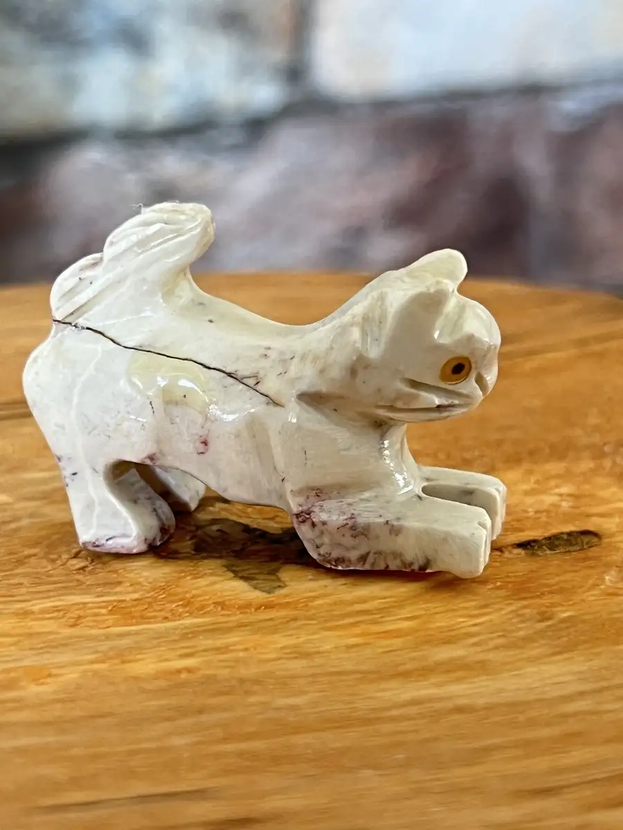 Petit chaton en Stéatite