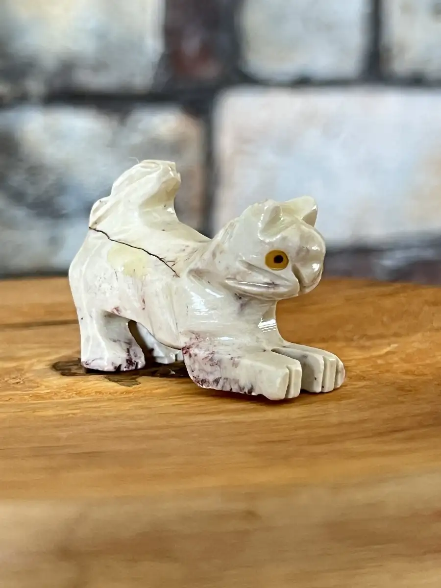 Petit chaton en Stéatite