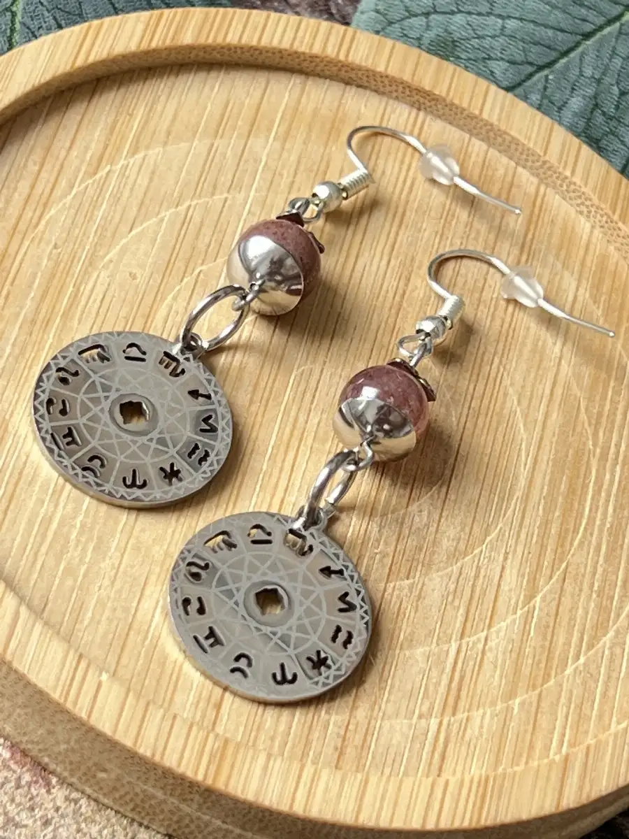 Boucles d’oreilles Quartz Fraise