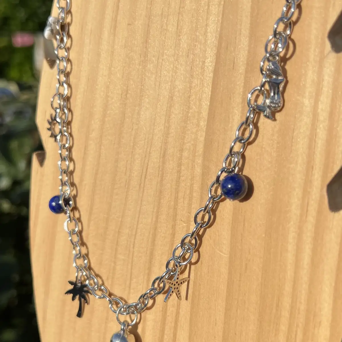 Collier "Expression et Sérénité" – Lapis-Lazuli et Howlite