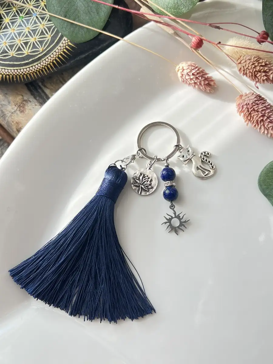 Porte-clés / Bijou de sac – Lapis Lazuli