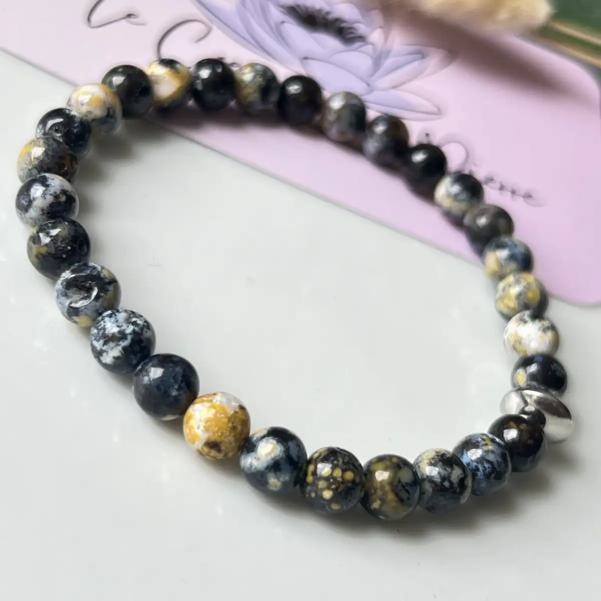 Bracelet jaspe océan