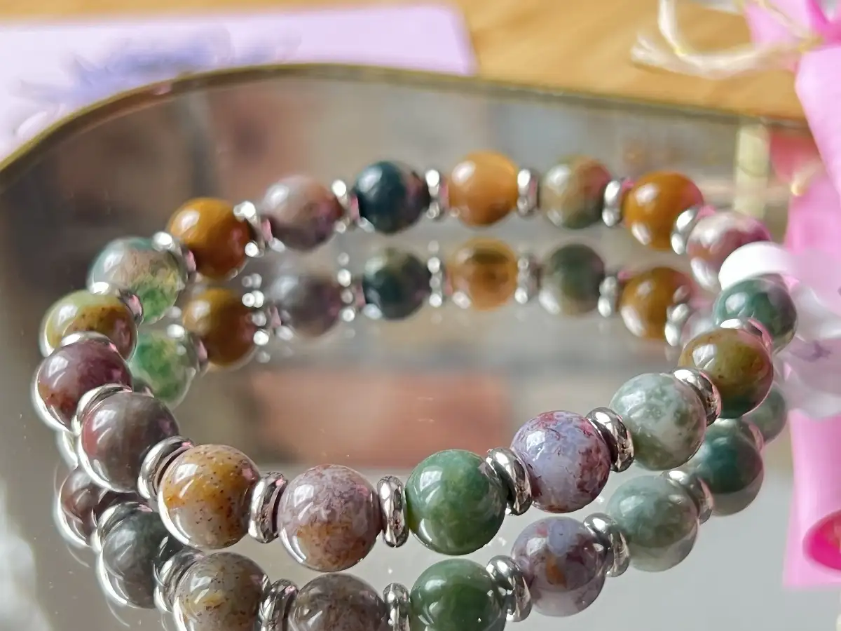 Bracelet en agate indienne