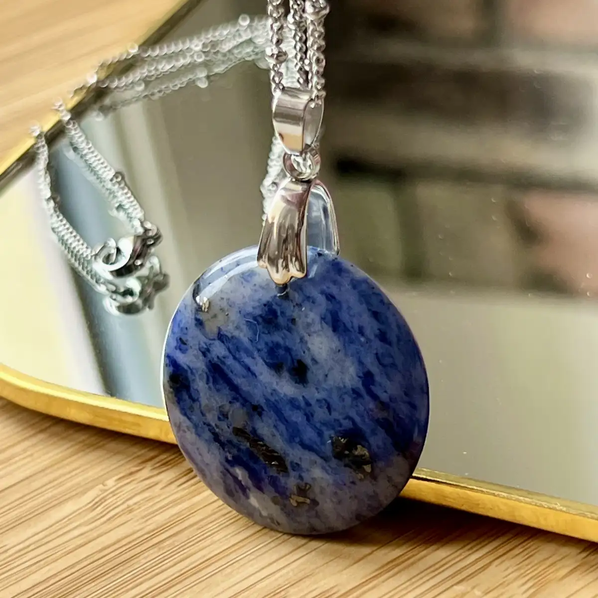 Pendentif en Sodalite – 3 cm