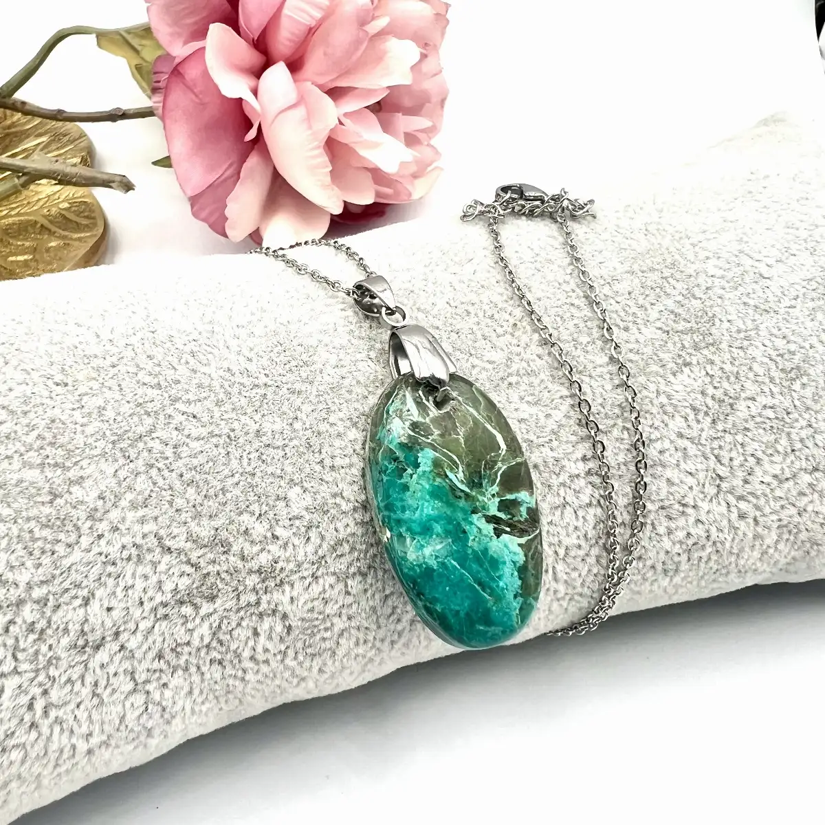 Pendentif en Chrysocolle