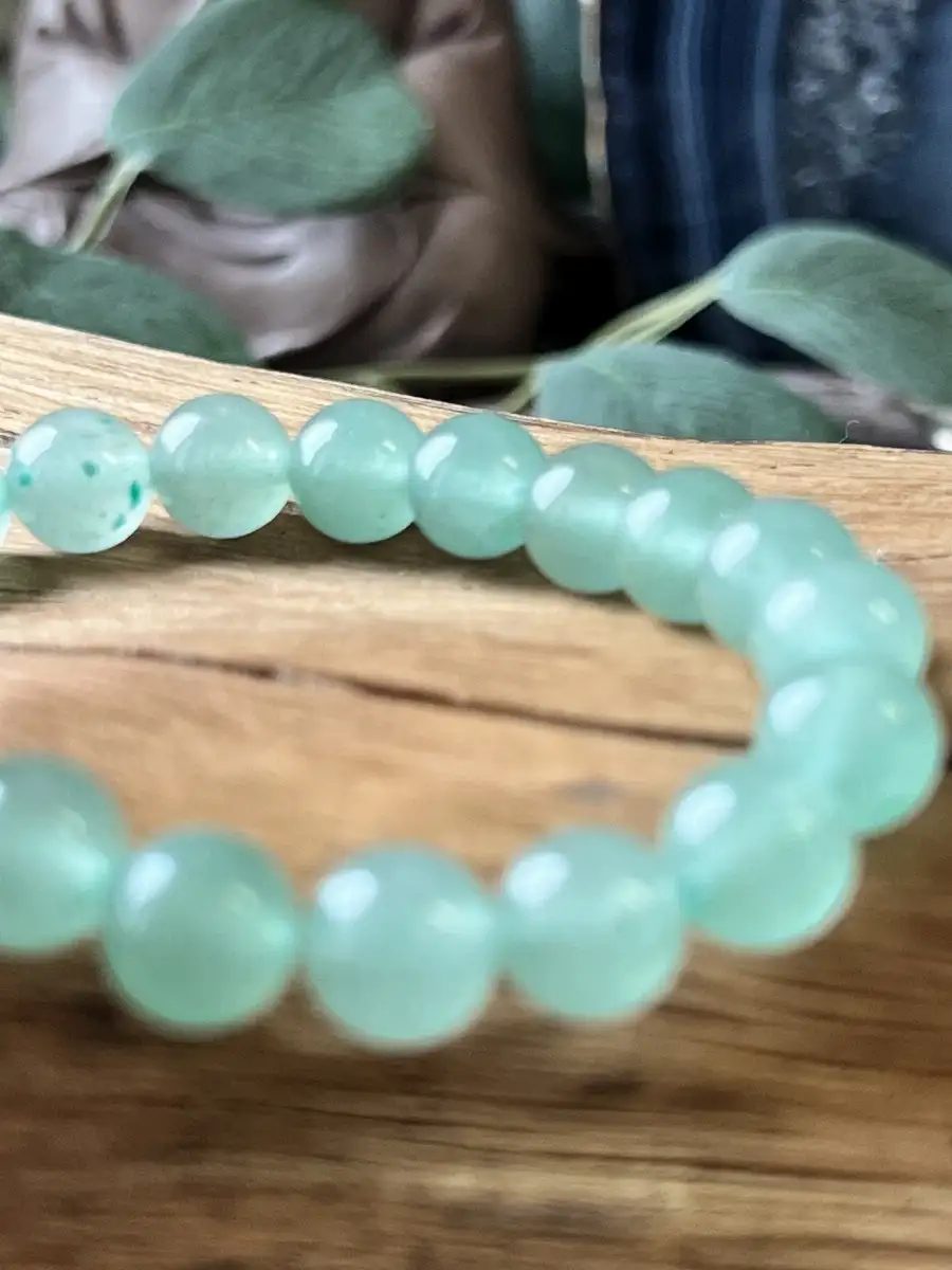 Bracelet Aventurine Verte – Perles 8 mm