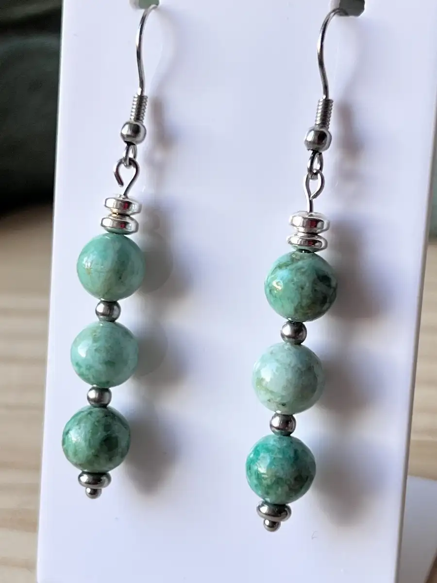 Boucles d’oreilles Chrysocolle