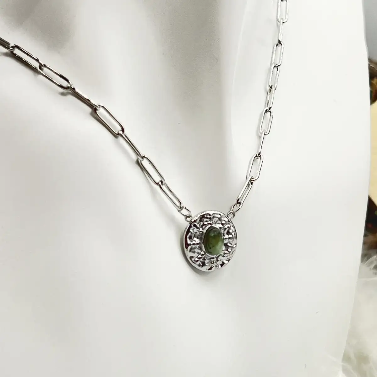 Collier en turquoise africaine