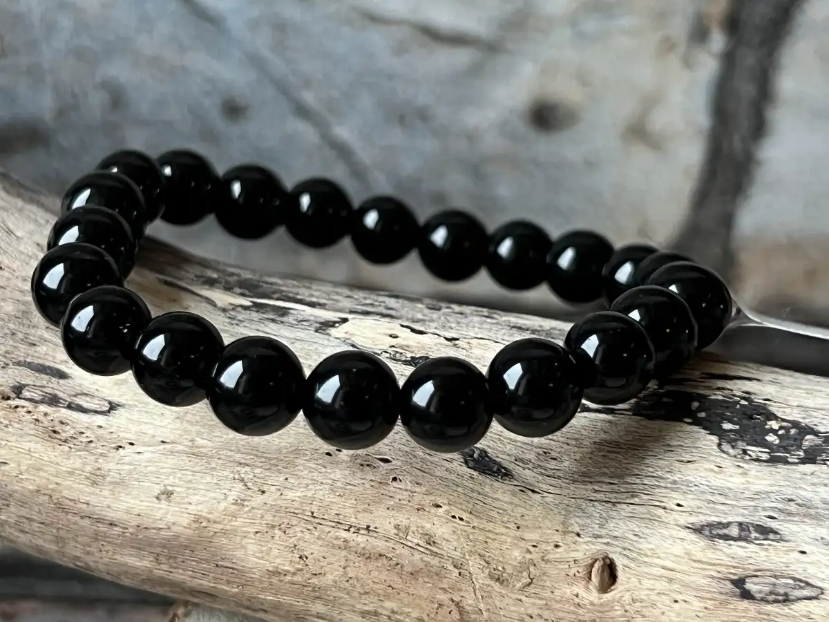 Bracelet obsidienne