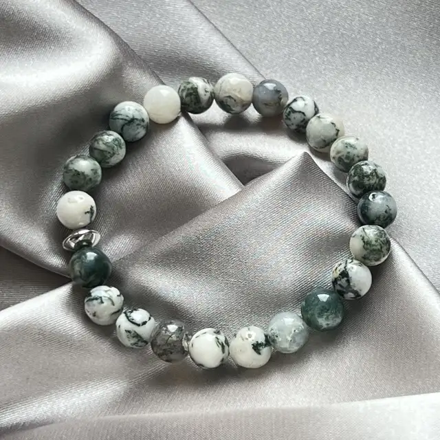 Bracelet en agate arbre